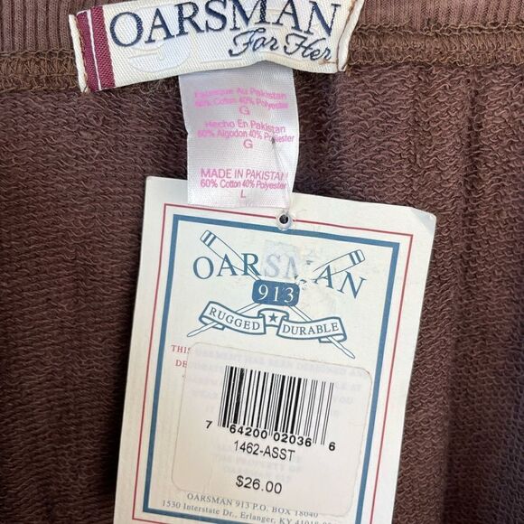 NWT Oarsman for Her Matching Air Force Full Zip Sweatshirt and Pants Size L - Picture 9 of 9